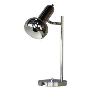 Vintage Metal and Chrome Desk Lamp, 1960s For Sale