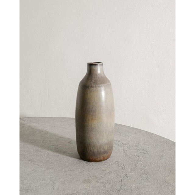 1950s Mid-Century Swedish Stoneware Ceramic Vase by Carl-Harry Stålhane, 1950s For Sale - Image 5 of 5