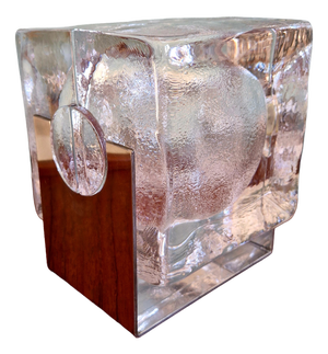 Scandinavian Ice Cube Lamp from Pukeberg, Sweden, 1970s