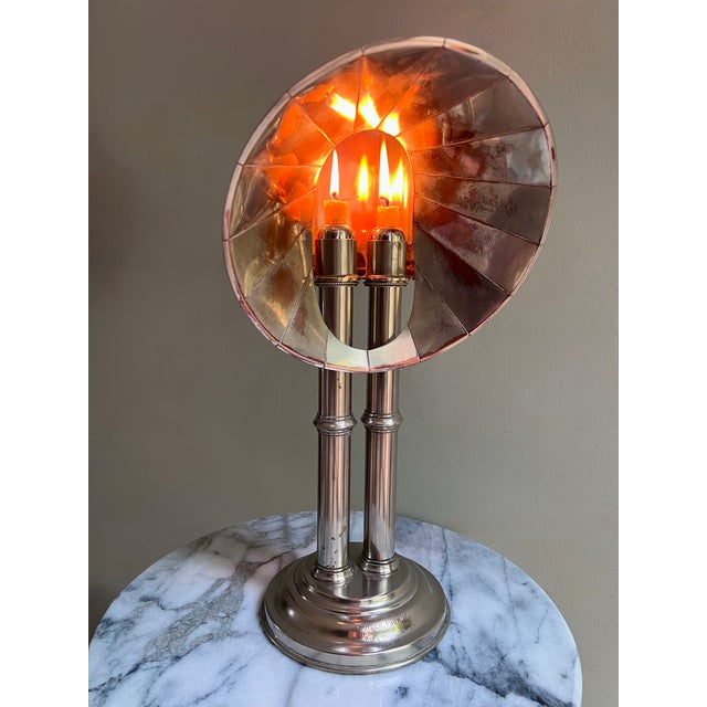 Silver-Plated Reflector Candle Lamp, 1913 For Sale - Image 12 of 12