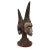 Striking antique Igbo double-faced ceremonial headdress from southeastern Nigeria. Hand-carved in wood with beautifully...