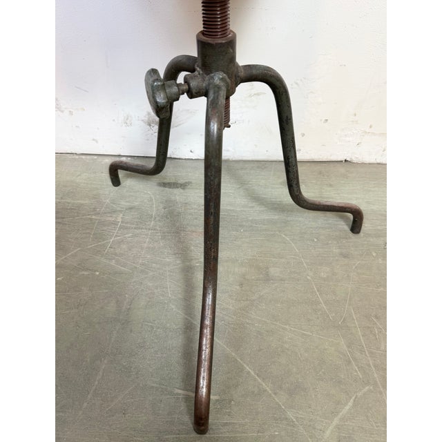 Industrial Factory Swivel Chair, 1950s For Sale - Image 6 of 18