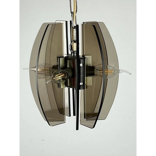 Murano Glass Pendant Light from Veca, Italy, 1970s For Sale - Image 12 of 12