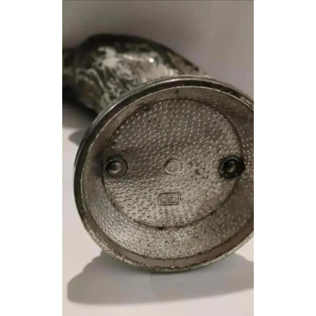Mid 20th Century Vintage Ornate Metal Tabletop Perched Bird Bell For Sale In Atlanta - Image 6 of 7