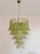 Vintage Italian Amber Green Murano Petals Chandelier, 1990s For Sale - Image 17 of 17
