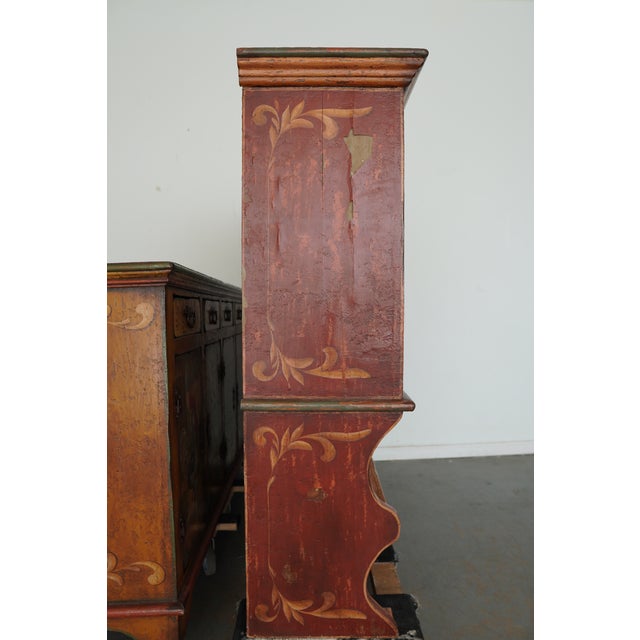 Antique European Painted Country Cupboard For Sale - Image 18 of 18