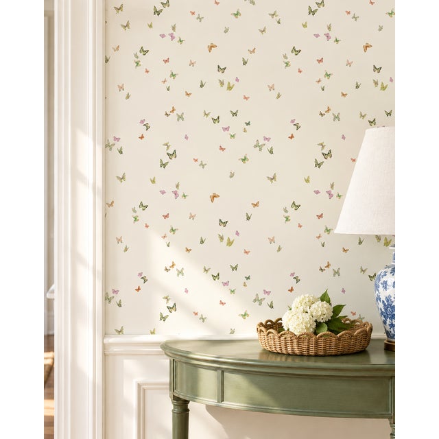 Our Butterfly Grove wallpaper design was inspired by a freshly bloomed English Garden with butterflies fluttering in the...