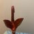 Vintage Mid-Century Hollywood Regency Ceramic Swan Figurine - Brown & Orange Drip Glaze For Sale - Image 4 of 11