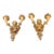 19thc French Louis XV Carved & Gilt Wood Putto/ Cherub Double Wall Sconces Electrified a - Pair For Sale