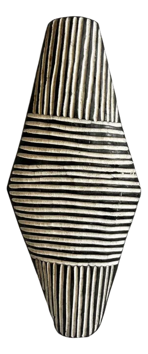 Vintage Zulu Elongated Tribal Shield