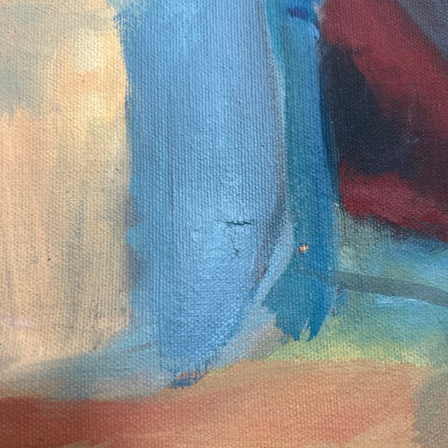 1960s 1960’s Impressionist Still Life With Lobster Painting on Canvas For Sale - Image 5 of 7