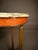 Mid 20th Century Italian Neoclassical Marble Top Lamp Table With Mahogany & Brass Base, Circa 1950 For Sale - Image 5 of 12