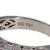 Rose & White Gold Pave Diamond Engagement Ring Cz Center, Size 7.75 For Sale - Image 4 of 6