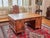 2000 - 2009 Large Antique Oak Desk For Sale - Image 5 of 14