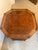 1950s Baker Walnut/ Cane Octagonal Side Table. Top Has Bookmatched Finish. Original Finishes in Pristine Condition. For Sale In Sacramento - Image 6 of 6