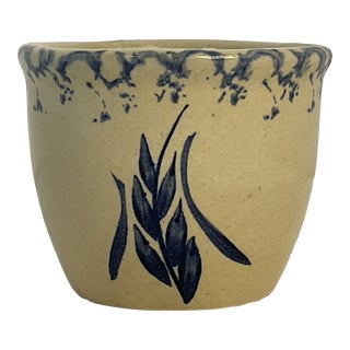 1970s Americana Revival Petite Crock Planter From Roseville, O H For Sale