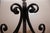 Large Wrought Iron Porch Lantern For Sale - Image 11 of 14