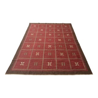 Large 1950s Vintage Swedish Rug For Sale