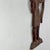 Epic 19th Century Indian Chief Trade Sign, Carved Wood in Painted Salmon Color For Sale - Image 12 of 14