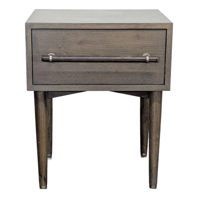 West Elm Benson Nightstand With Drawer For Sale