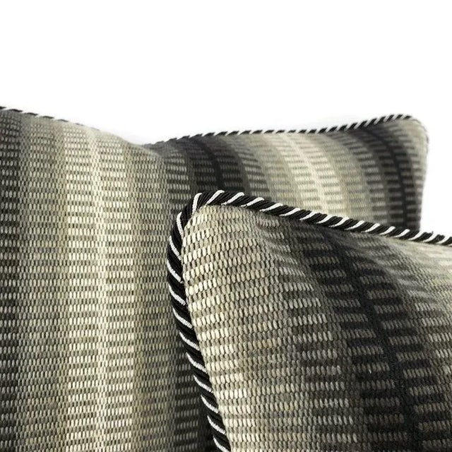 Not Yet Made - Made To Order Castel Maison Tai in the Color Antracite With Cording Pillow Cover For Sale - Image 5 of 8