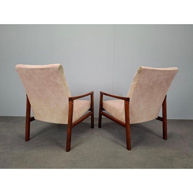 1970s Mid-Century Modern Lounge Chairs, Czechoslovakia, 1970s, Set of 2 For Sale - Image 5 of 18