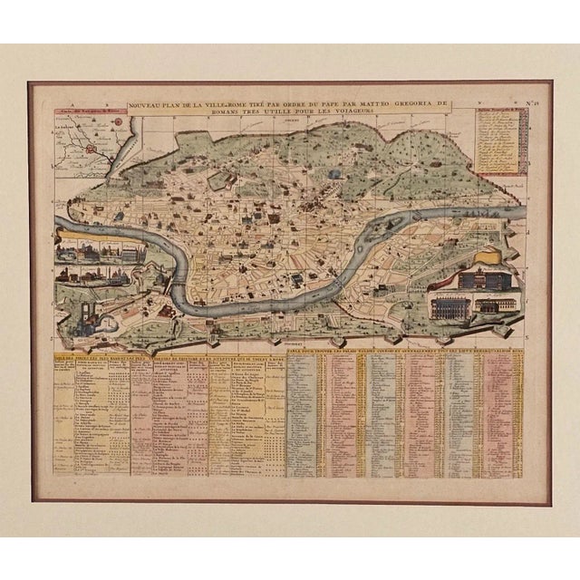 A plan of Rome from the "Atlas Historique", France, 1718.