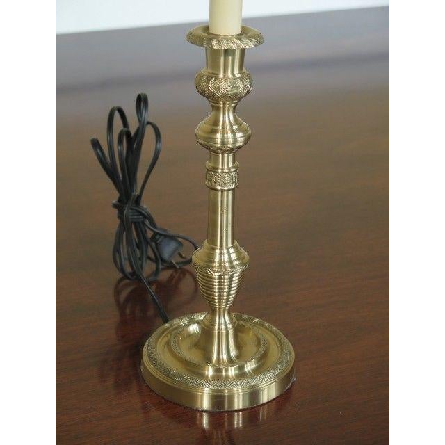 Wildwood French Louis XV Style Solid Brass Candlestick Lamp Chairish
