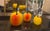 Glass Oversized Art Glass Cherry Trio / Laguna Beach Gallery Purchase / Hand Blown Studio Glass For Sale - Image 7 of 11