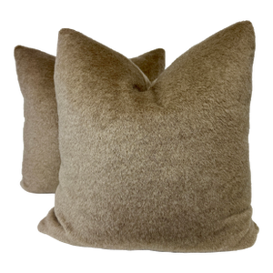 S. Harris "Wool Mohair" in Adagio 22" Pillows-a Pair