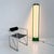 Metal Green Double Neon Lamp by Gian N. Gigante for Zerbetto, 1980s For Sale - Image 7 of 14