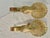 Hollywood Regency Pair Vintage Solid Brass Shell Hollywood Regency Curtain Tiebacks For Sale - Image 3 of 6
