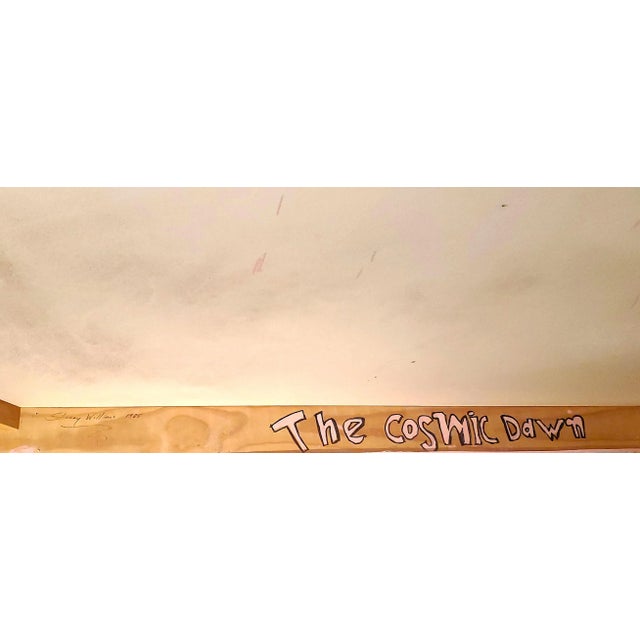 Painting Large Abstract 1985 For Sale - Image 11 of 14