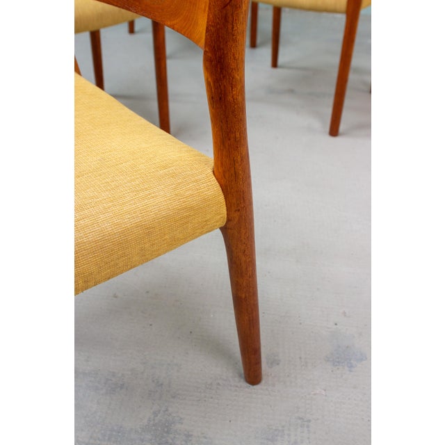 Wood Danish Model 84 Chairs in Teak by Niels Otto Möller for J.L. Møllers, 1960s, Set of 4 For Sale - Image 7 of 18