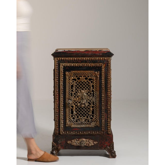 19th Century Victorian Brown Wood China & Display Cabinets For Sale - Image 12 of 16