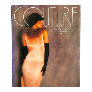 1985 Coffee Table Book: "Couture, the Great Designers", First Edition, Caroline Rennolds Milbank