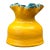 Vintage Hand Crafted Studio Pottery Ruffle Vase For Sale