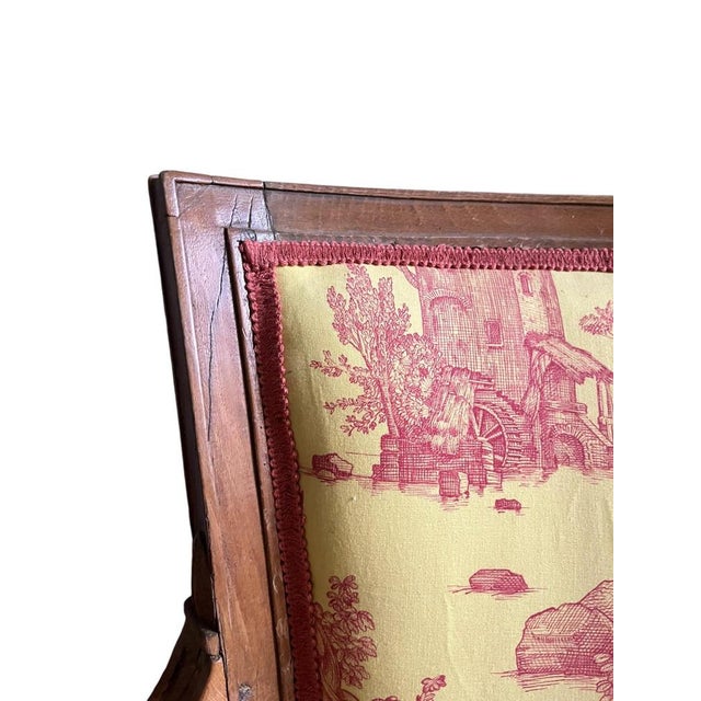 French Louis XVI Convertible Armchair For Sale - Image 4 of 14