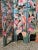 Original 1950s MCM Hand Painted Flamingo Tropical 5 Panel Carved Wood Room Divider For Sale - Image 9 of 14