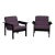 Pair Rudd Intl Danish Modern Oak Lounge Chairs by Thygesen & Sorensen for Magnus Olesen For Sale