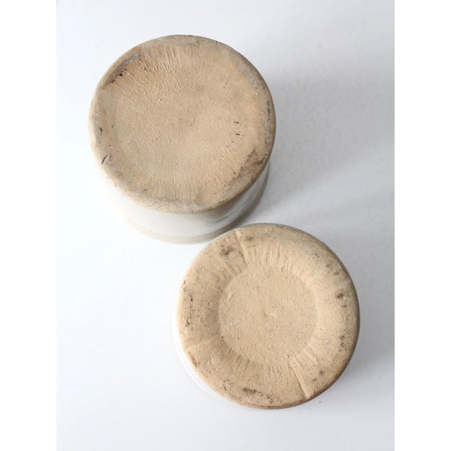 Antique Stoneware Kitchen Crocks Pair For Sale - Image 11 of 12