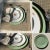 MacKenzie-Childs Sage Green Enamel 12” Charger Plate, Handmade For Sale - Image 13 of 18