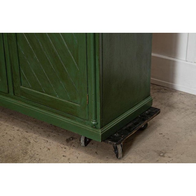 Antique English Painted Pine Glazed Dresser, 1870 For Sale - Image 17 of 18