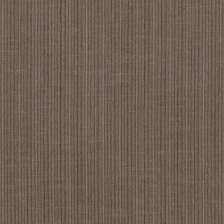 Schumacher Antique Strie Velvet Fabric in Truffle For Sale