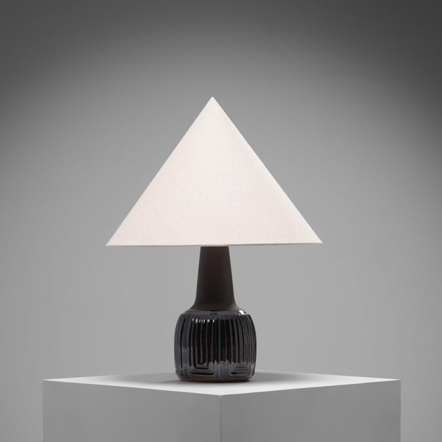 Ceramic Model 1039 Table Lamp from Søholm Stentøj, Denmark, 1960s For Sale - Image 9 of 9