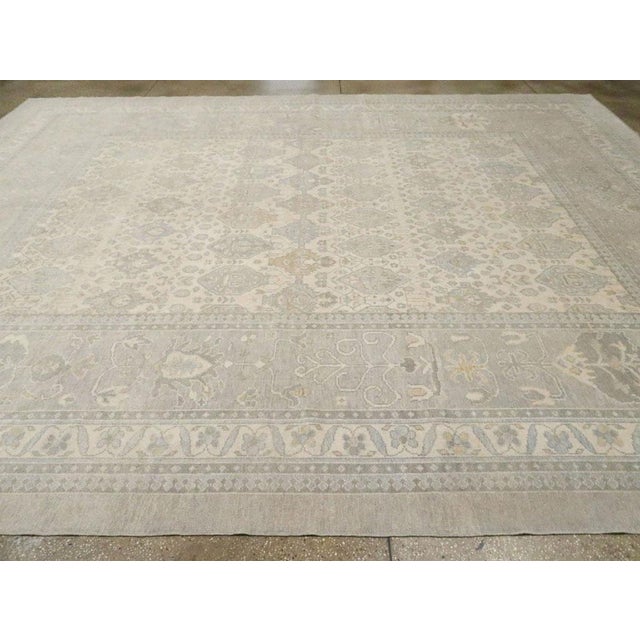 Textile Galerie Shabab Collection Mid-20th Century Turkish Anatolian Large Carpet For Sale - Image 7 of 10