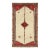 Antique Gabbeh Persian Tribal Rug, Beige With Geometric Medallion - Rug & Kilim For Sale