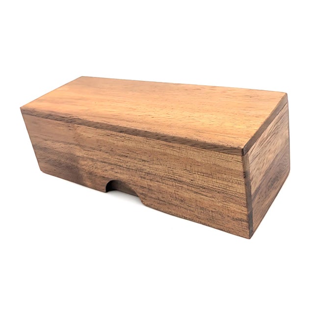 1970s 1970s Wood Partitioned Stash Box For Sale - Image 5 of 10