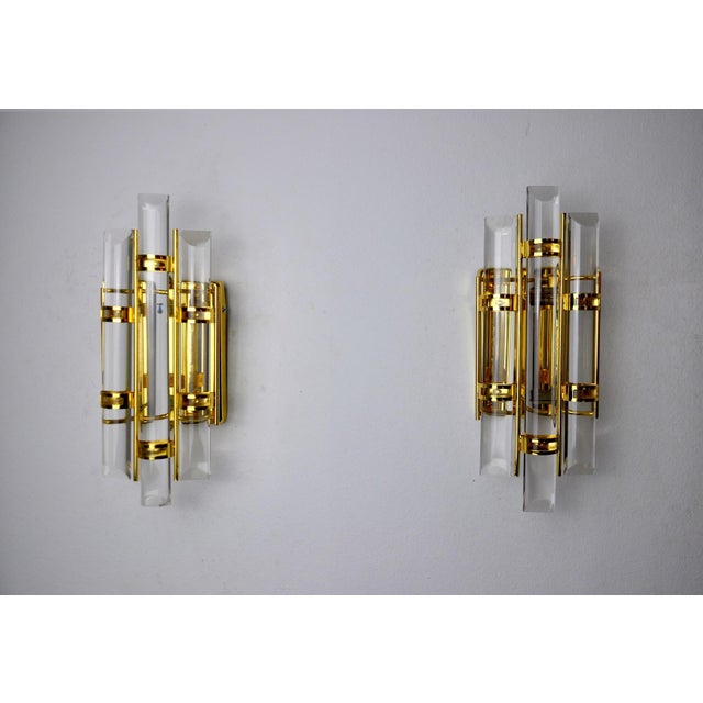 Murano Glass Sconces by Paolo Venini, Italy, 1970s, Set of 2 For Sale - Image 9 of 9