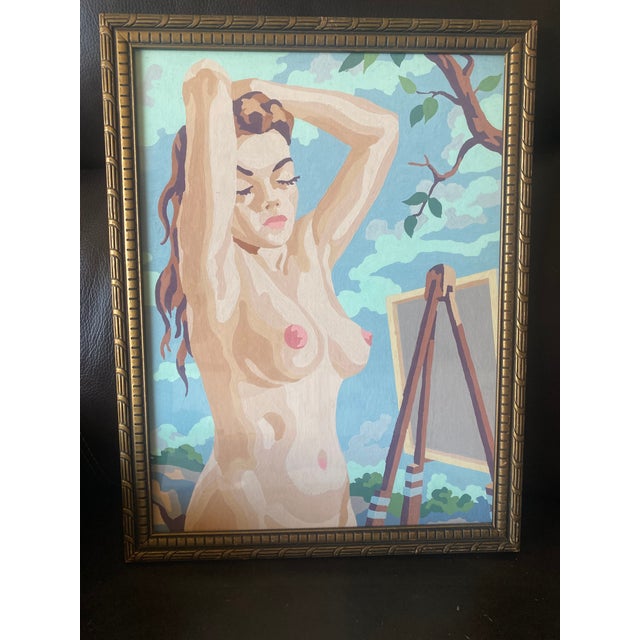 Max S. Klein Mid-Century Modern Paint by Number Female Nude Paintings - Set of 7 For Sale In Los Angeles - Image 6 of 8